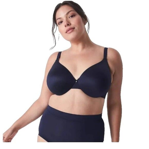 Lane Bryant Cacique Bra Invisible Backsmoother Full Coverage Black Size 42DDD - Picture 9 of 10